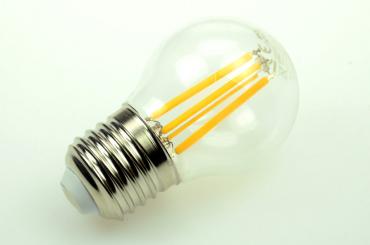 E27 LED Tropfenlampe, 4x Filament 400 Lumen  230V 4W    