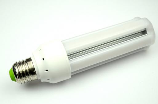 E27 LED Tubular, 68xSMD 2835 1300 Lumen  230V 15W DC-kompatibel 180-269V 