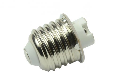 E27 Adapter G4 (Fassung oben) auf E27 (Sockel), nur Gleichspannungsbetrieb 0 Lumen  0V 0W    