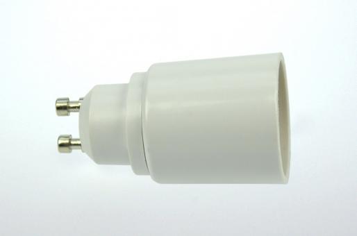 GU10 Adapter E27 (Fassung oben) auf GU10 0 Lumen  0V 0W    